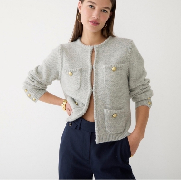 J. Crew Sweaters - J Crew sweater jacket || large